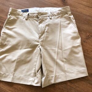 Men’s Polo Ralph Lauren khaki shorts, dry fit, 33W